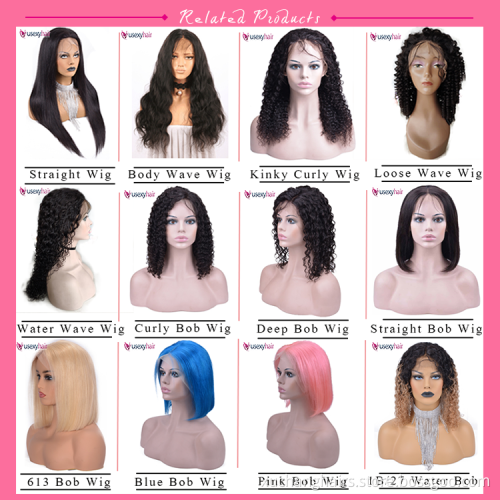 Hot Sale Colored Ombre Color Hair Lace Front Wig Virgin Human Hair Extensions Wigs For Christmas
